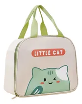 Comprar Bolso Lunchera Infantil Térmica Vianda Escolar Bebes Niños Beige Bolso Lunchera Caritas