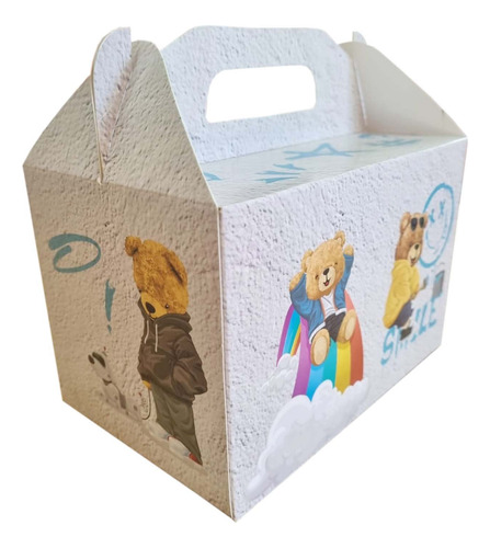 Caja Valija Maletin Chica - Impresa X 25u 266 Oso Frank
