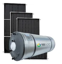 Comprar Kit Solar Boiler 1000 Litros E 6 Coletores Solares Em Aço Inox 200x100 Ribsol
