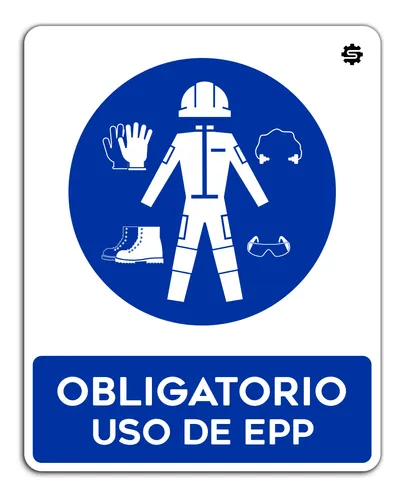 comprar Señalamiento Uso Obligatorio De Epp Letrero 40x50