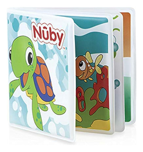 Nuby Bath Fun Time Book Con Páginas A Prueba De Agua Y