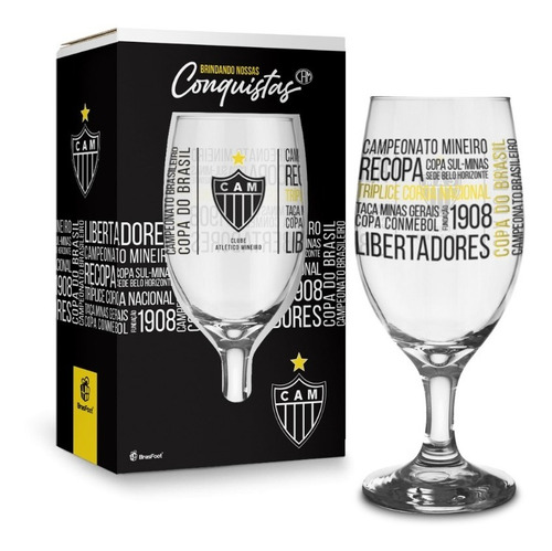 Taça Atlético Mineiro Cerveja Vinho Chopp Copo Galo Original