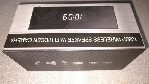 Imagen 3 de 4 de Reloj Alarma Camara Espia Hd 1080p