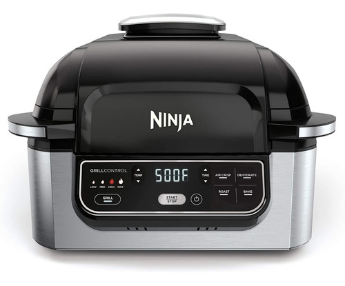 Ninja Foodi Grill Parrillera Air Fryer 5 En 1 Asar Hornear