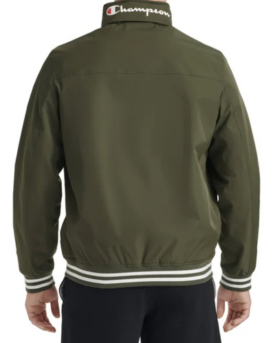 Chamarra Champion Hombre Bomber Con Capucha 100% Original