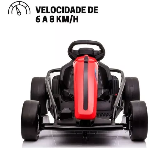 Carrinho Elétrico Infantil - Kart Drift 24v + Brinde