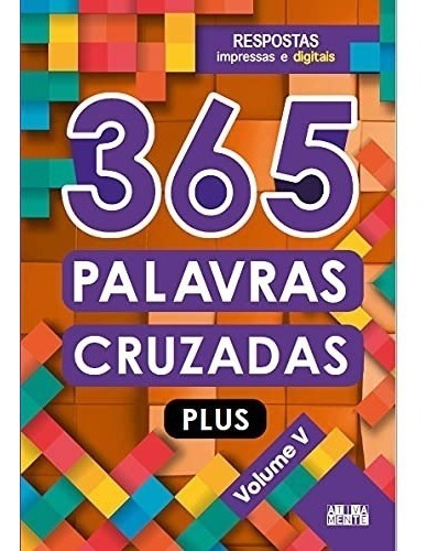 Livro 365 Palavras Cruzadas Plus - Volume 5