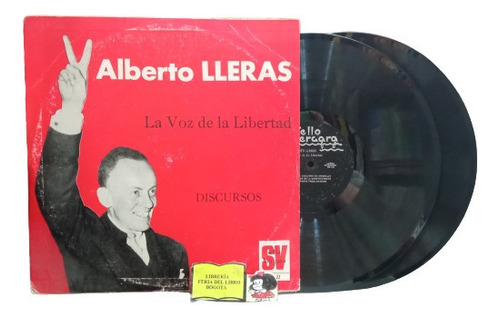 Lp - Acetato - Alberto Lleras - Discursos - 2 Discos - 1960