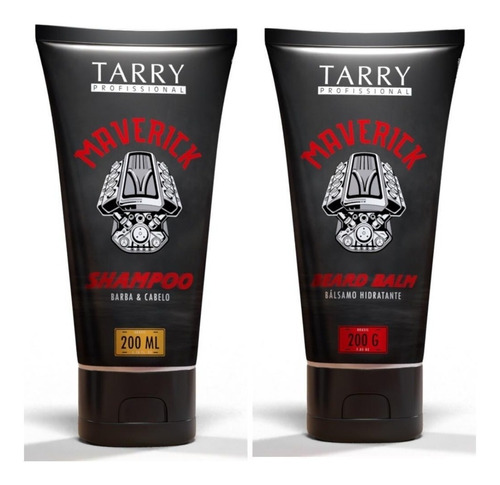 Imagem 1 de 1 de Tarry Profissional Maverick Shampoo + Beard Balm Hidratante 