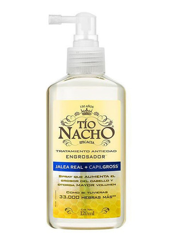 Spray Antiedad Tio Nacho Sistema Engrosador X 125 Ml