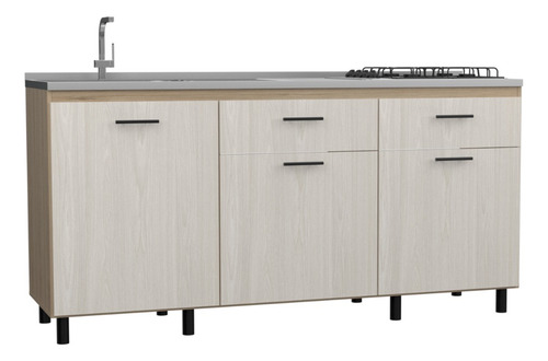 Alace + Modulo Infe Lavapla + Modulo Supe - Rovere / Niebla