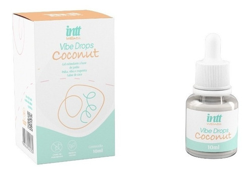 Gel Estimulante Vibe Drops Coconut - Intt