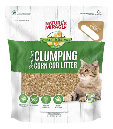 Nature's Miracle Premium Clumping Corn Cob Litter, Fórmula B