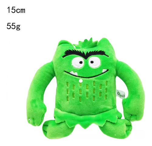- Peluche Color Monster Mi Monstruo Emocional 6uds -
