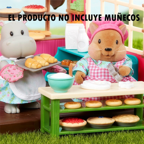 Imagen 4 de 6 de Lil Woodzeez 6619 Set Juego La Panaderia Con Accesorios