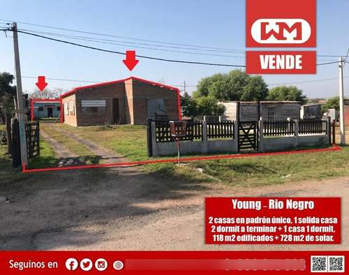 Venta Casa Young Rio Negro 2 Casas Único Padrón A Terminal Y Reformar Ideal Alquileres O Ampliación