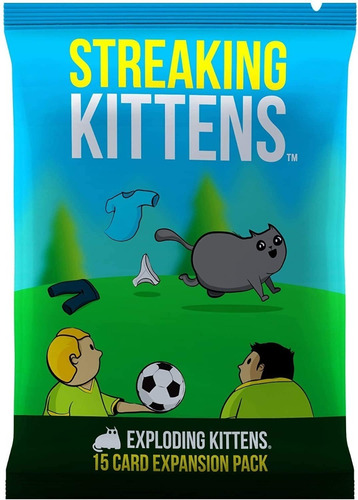 Imagen 1 de 2 de Juego De Cartas Streaking - Kittens Exp. Exploding Kitttens