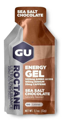 Suplemento en gel GU  Roctane Energy Gel sabor sea salt chocolate en sachet de 32g pack x 24 u