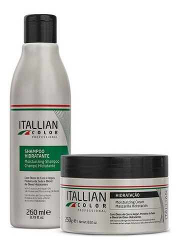 Imagem 1 de 3 de Itallian Color Home Care Hidratação 250g E Shampoo 260ml
