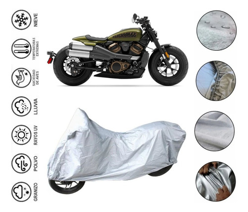 Loneta Impermeable Moto Para Harley Davidson Sportster S