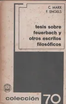 Comprar Tesis Sobre Feuerbach Y Otros Escritos Filosóficos