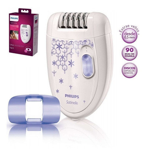 Depiladora Philips Satinelle Hp6421 Con Cable + Accesorio