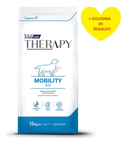 Alimento Vitalcan Therapy Perro Mobility 15k + Regalo