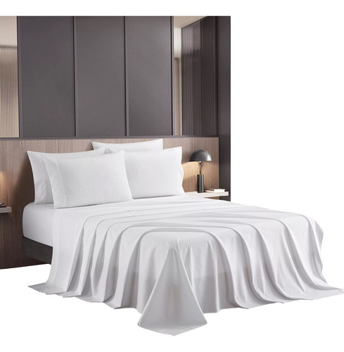 Juego De Sábanas King Size Yamel Ecolux Ultra Suave