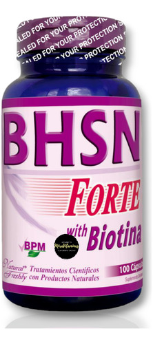 Bhsn Forte Biotin X100  Freshly - Unidad a $349