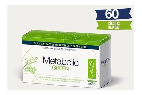 Metabolic Green Cla Cafe Verde L-carnitina 60 Capsulas