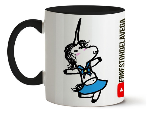 Imagen 3 de 3 de Unicornio Kaede Playera Deportiva + Taza