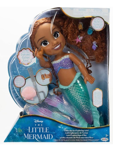 Muñeca Ariel La Sirenita Explora Bajo El Mar