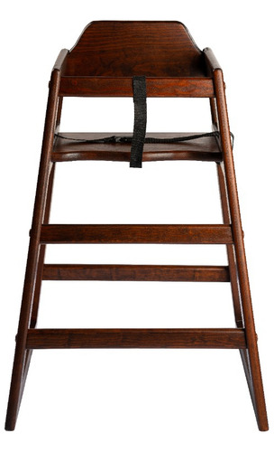 Silla Periquera de Madera para Bebe Comida Restaurante Casa Dimmuc PSPPBM-DILI Color Nogal Clásico