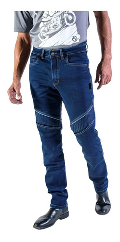 Imagen 3 de 4 de Pantalón Motociclista Kevlar Black Label Biker Dalton