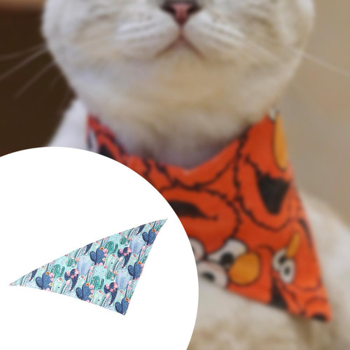 6 Accesorios De Disfraz De Pañuelo Floral Para Perros