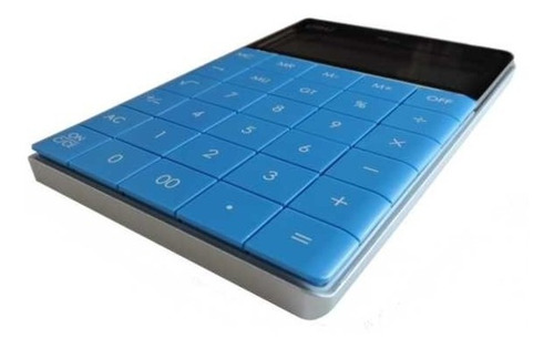 Imagen 1 de 4 de Calculadora De Escritorio | Deli Nº 1589 | Deli | Azul