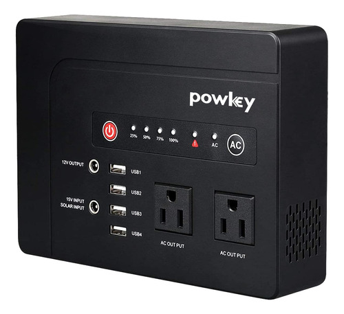 Powkey Cargador De Baterías Ac,  mah (210wh) - Onda Sinus.