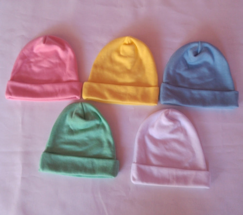 Pack De 3 Gorros Para Bebé Algodón .