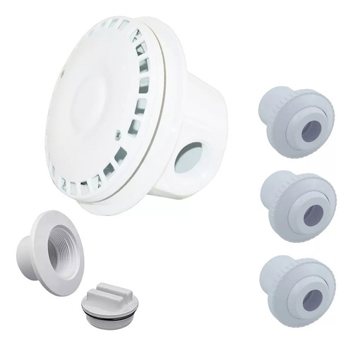 Kit Empotrables Para Alberca Dren De Fondo Con Boquillas