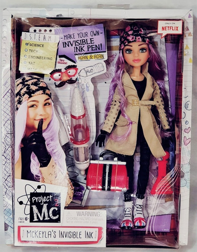 Boneca Project Mc2  Mckeyla Tinta Invisível  Nova! Na Caixa!