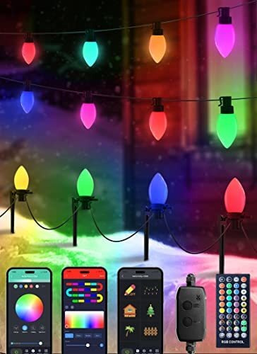 Luces Inteligentes De Navidad, 16 Pies. C9 Colores Nb5fn