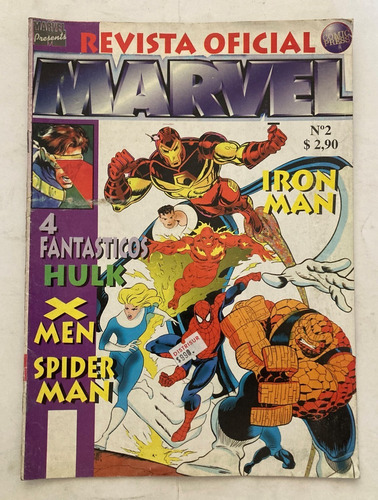 Comic Marvel: Revista Oficial Marvel #2. Ed. Comic Press