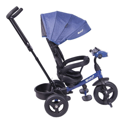 Imagen 2 de 4 de Triciclo Paseador Asiento Giratorio Mp3, Bluetooth Y Usb
