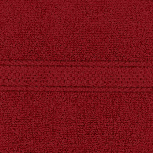 Toalla Para Manos De Algodon 16x28 Pulgadas Color Rojo 6 Pz