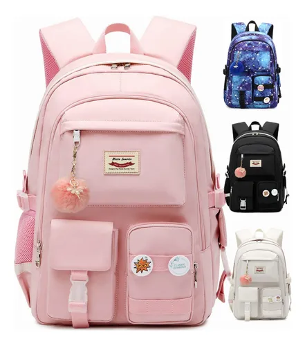 Mochila Escolar Antirrobo Impermeable Para Laptop De 15.6 Ni as