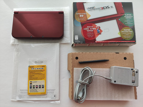 Consola Nintendo New 3ds Xl Pantalla Ips + Caja + Cargador