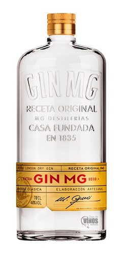 Gin Mg London Dry 700 Ml - Casa De Vinos Mendoza