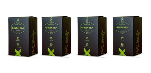 4 Cajas Té Verde Organo Gold 