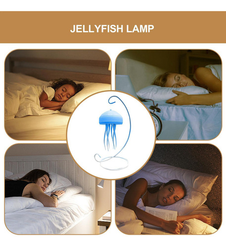 Luz De Noche De Medusas Luz De Noche De Dormitorio Luz Led P