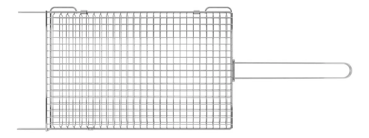 Segunda imagem para pesquisa de grelha churrasqueira aco inox 58x40